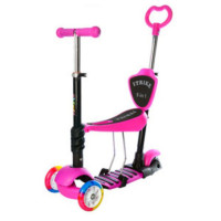 Самокат 5в1 iTrike Maxi JR 3-026-C-1 (pink)